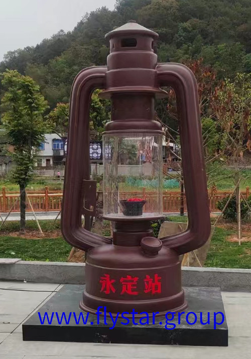 玻璃钢造型艺术站台灯