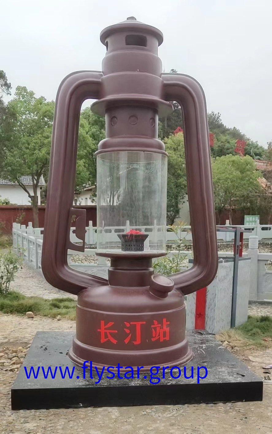 玻璃钢造型艺术站台灯