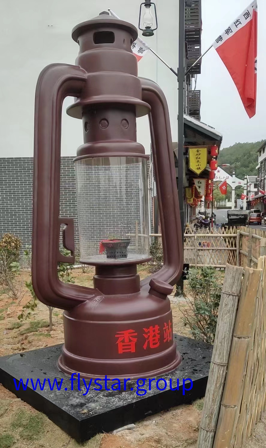 玻璃钢造型艺术站台灯